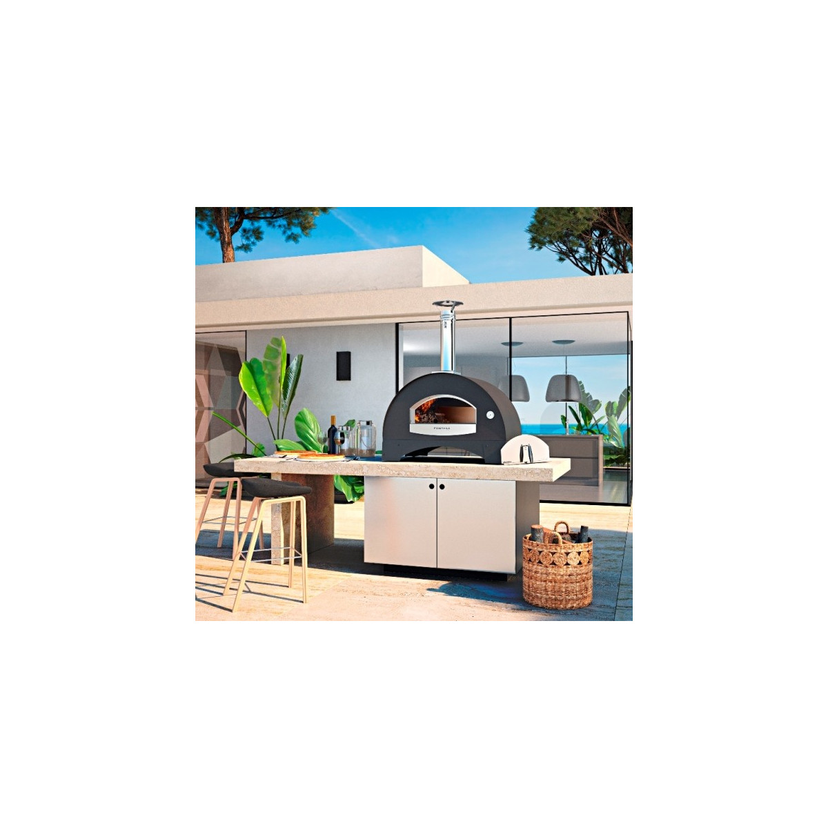 Ischia 60x40 - 1 pizza (zonder trolley)