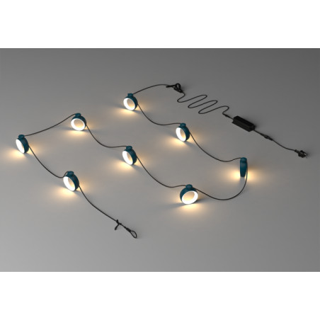 Guirlande lumineuse LED 120 LED UV - Avec variateur - 12 m