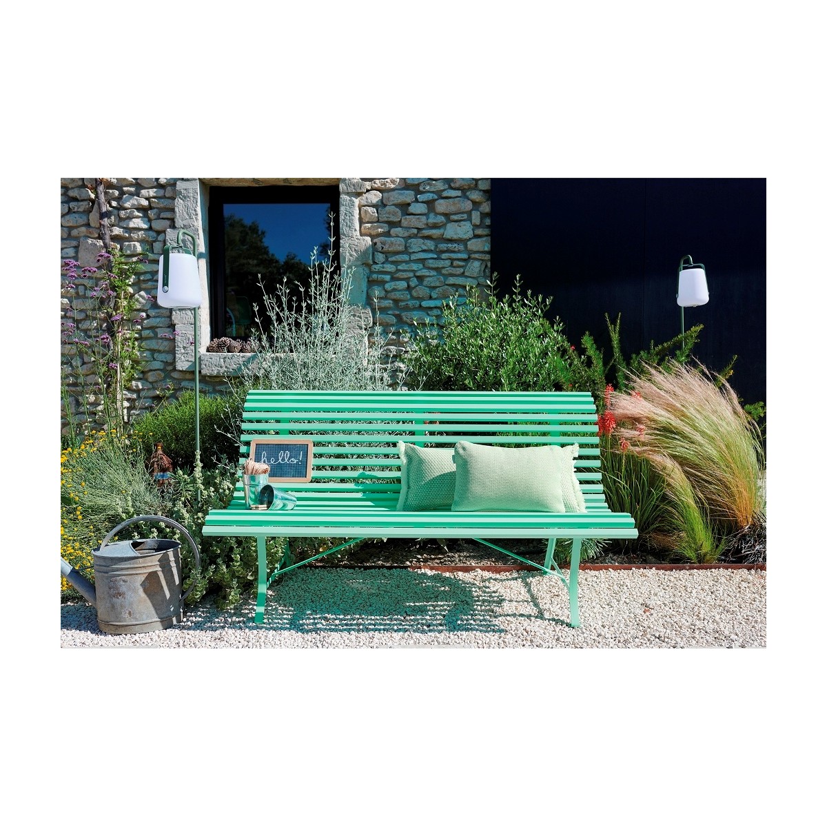 Fermob Louisiane tuinbank 150 cm voor 3 a 5 personen leverbaar bij