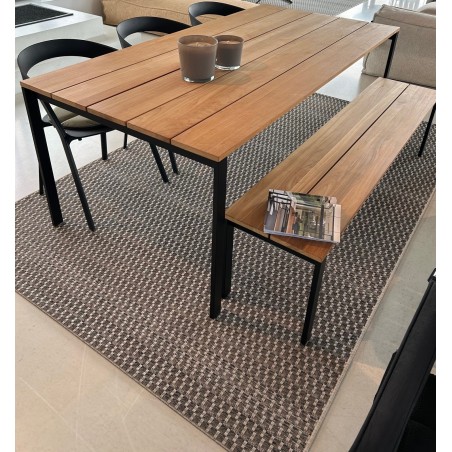 PROMO Kristalia - Be Easy tafel+Bank + 3 stoelen Compas